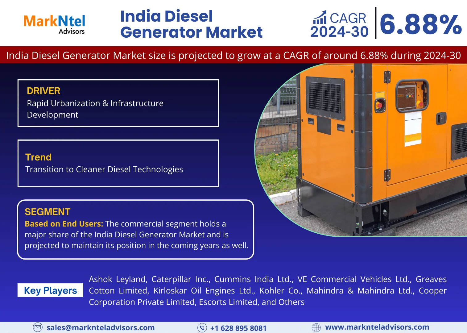 India Diesel Generator Market Research Report: Forecast (2024-2030)