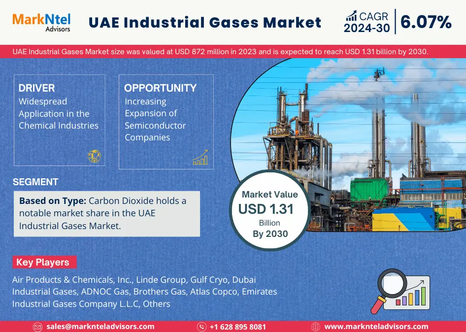 UAE Industrial Gases Market Research Report: Forecast (2024-2030)