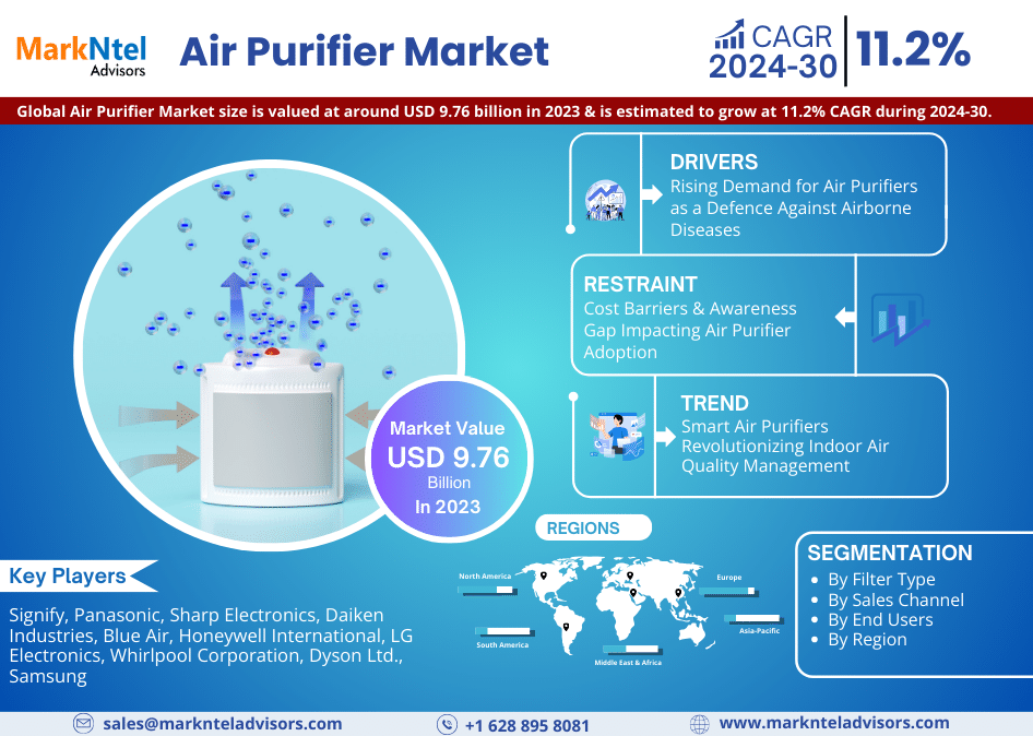 Global Air Purifier Market Research Report: Forecast (2024-2030)