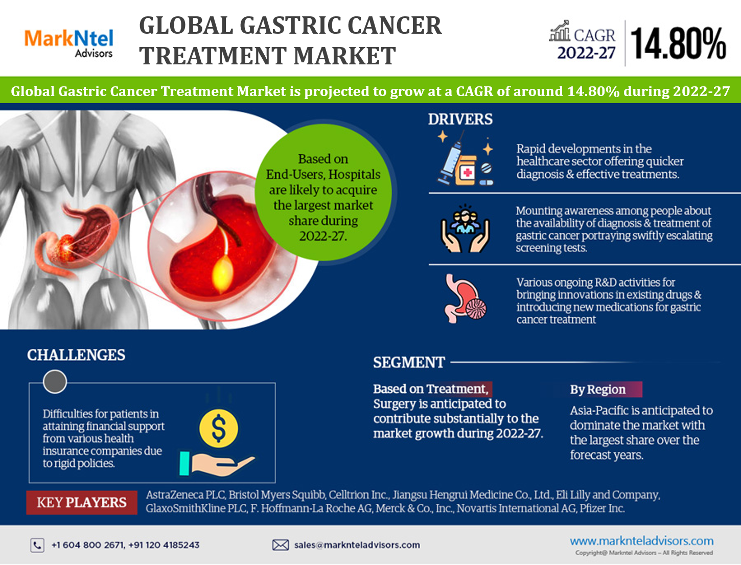 Global Gastric Cancer Treatments Market Research Report: Forecast (2022-2027)