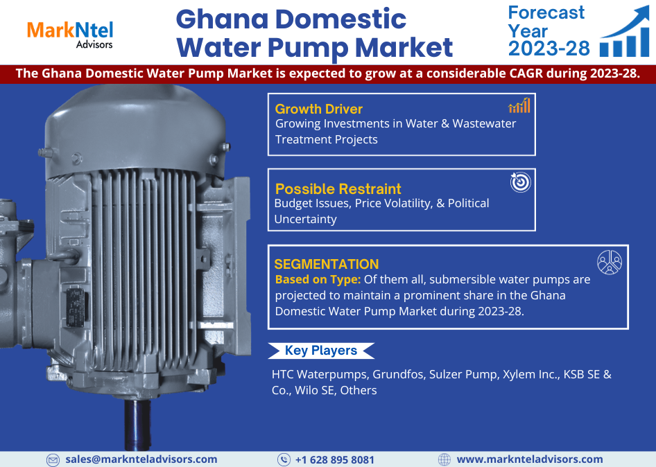 Ghana Domestic Water Pump Market Research Report: Forecast (2023-2028)