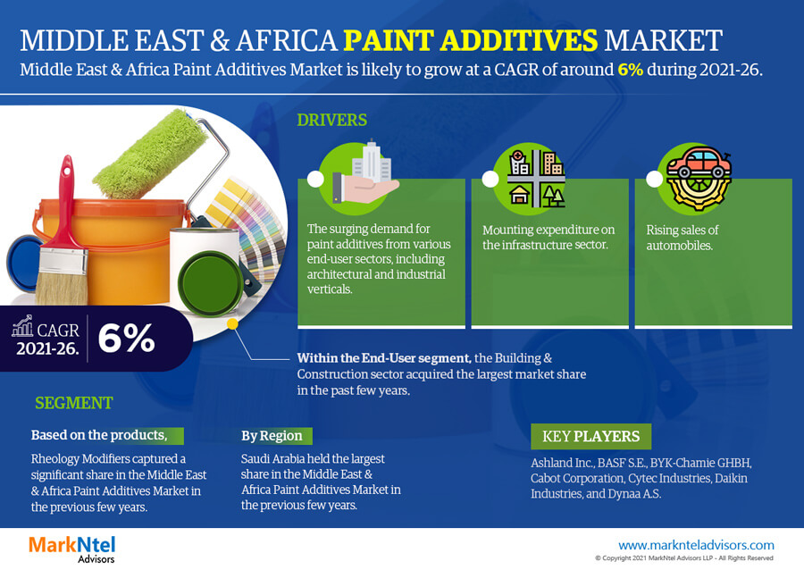 Middle East and Africa Paint Additives Market Research Report: Forecast (2021-2026)