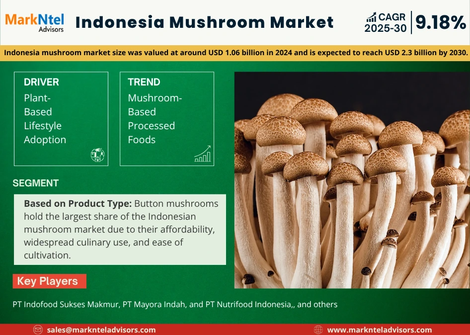 Indonesia Mushroom Market Insights (2025-2030)