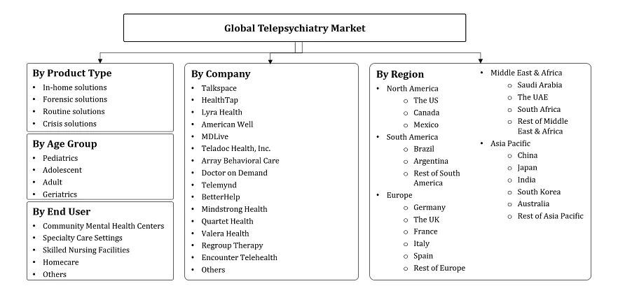 Telepsychiatry Market Segmentation