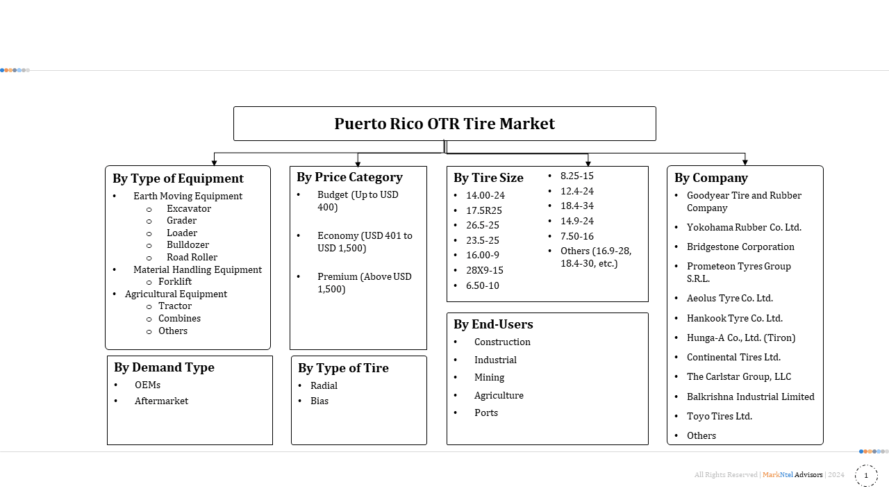 Puerto Rico OTR Tire Market Segmentation