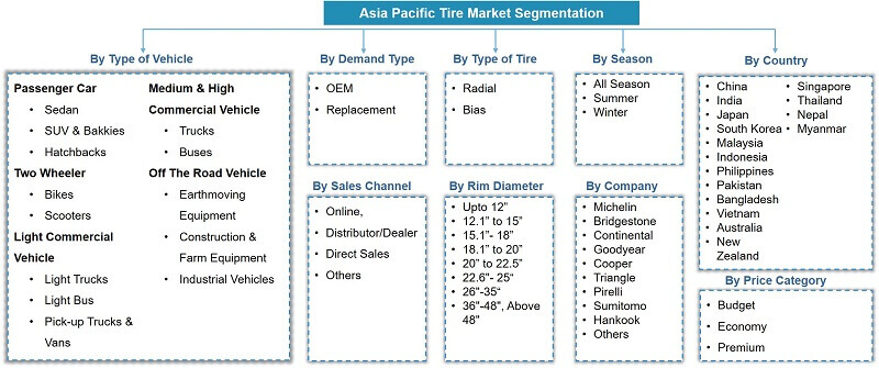 Asia-Pacific Tire Market Segmentation
