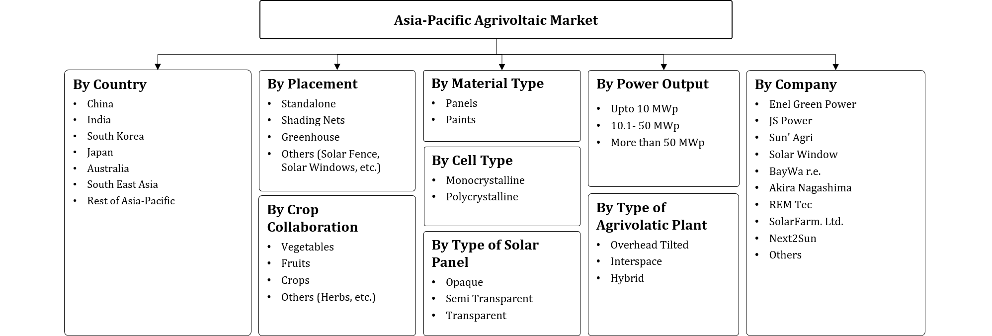 Asia-Pacific Agrivoltaic Market Segmentation