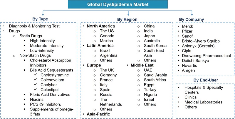 Global Dyslipidemia Market Segmentation