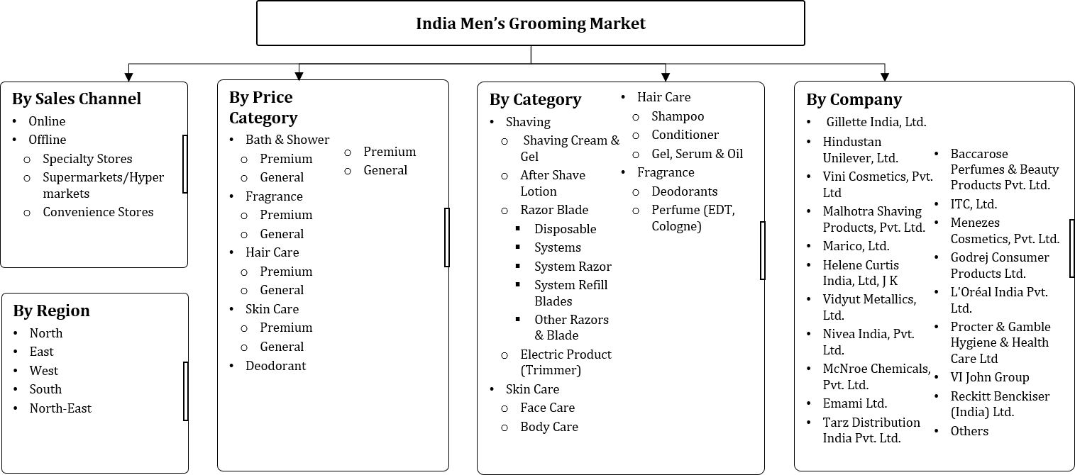 India Men's Grooming Market Segmentation
