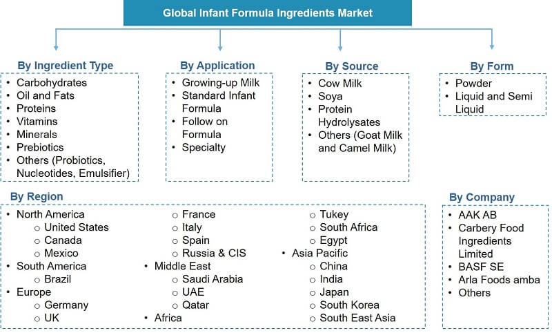 Global Infant Formula Ingredients Market Segmentation